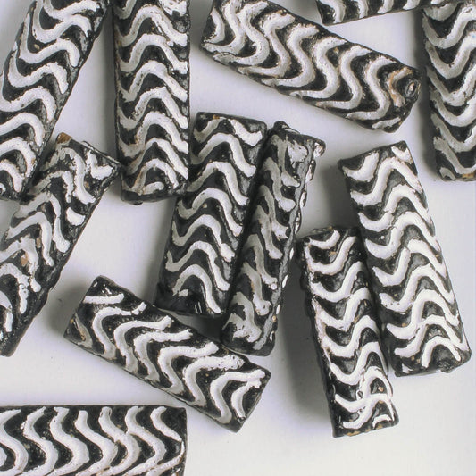 Black Clay Bead