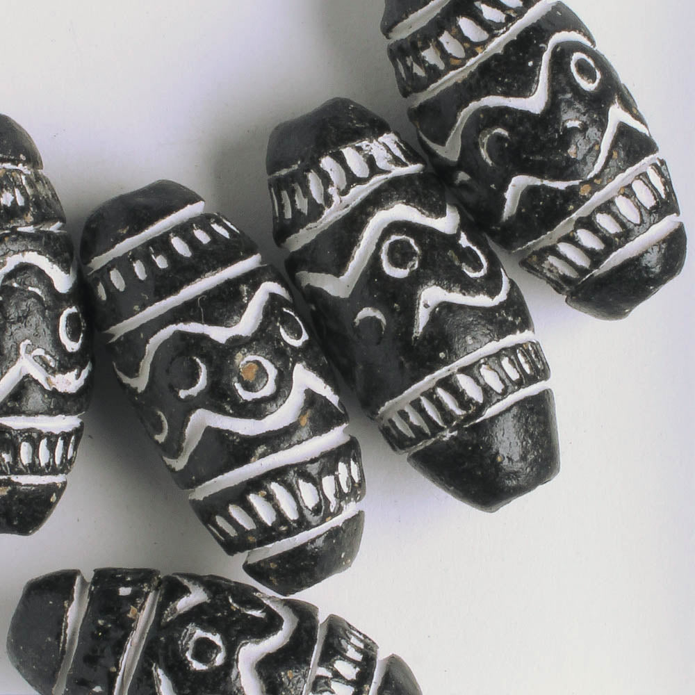 Black Clay Bead