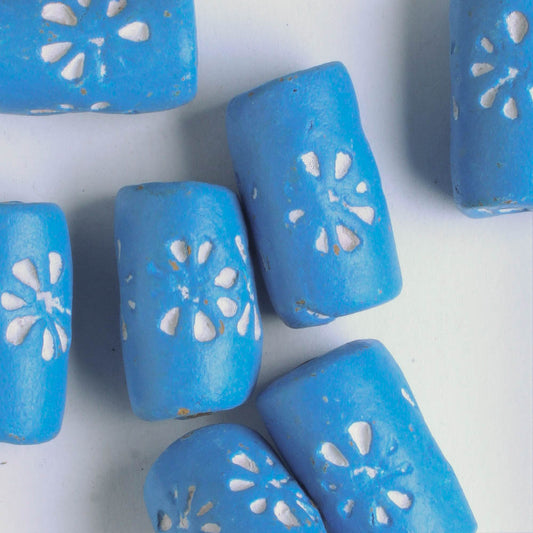 Blue Clay Bead