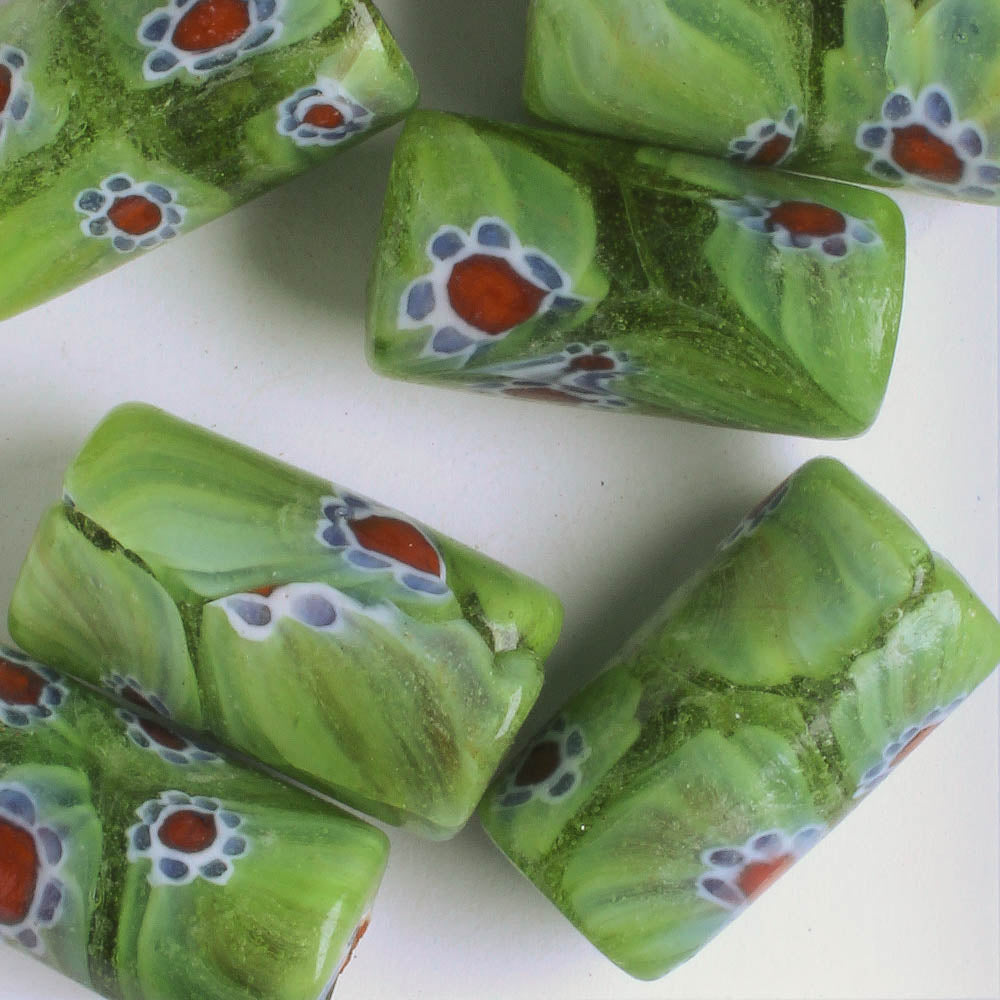 Green Glass Bead