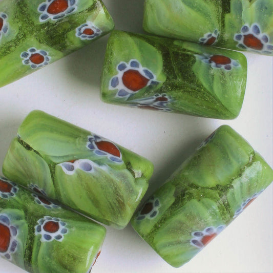 Green Glass Bead