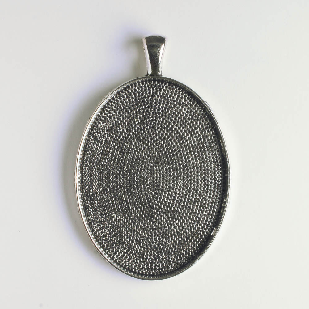 Pendant Bezel - Silver