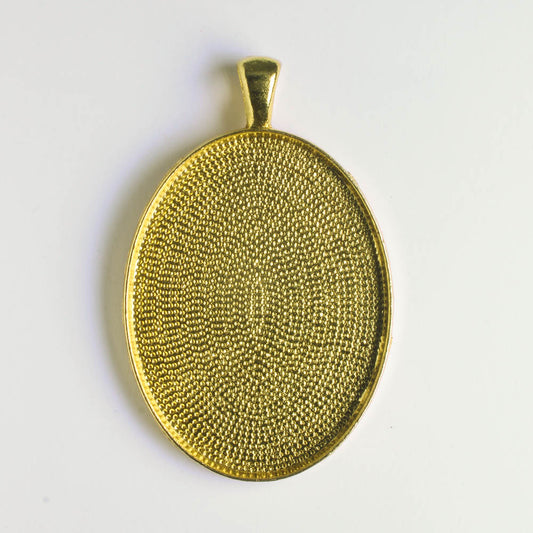 Pendant Bezel - Gold