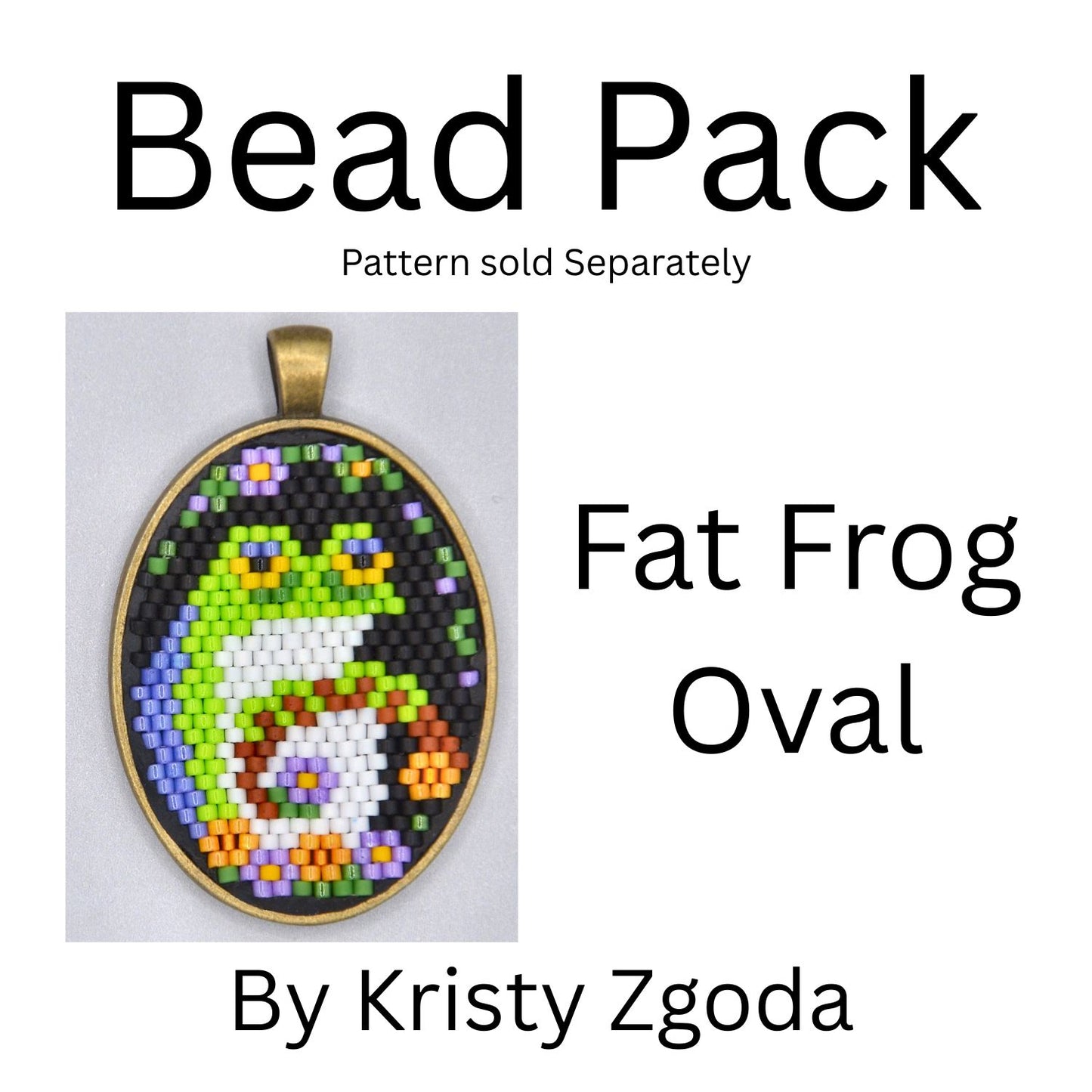 Fat Frog Oval Bead Pack