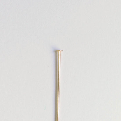 Headpin, Matte Gold  1.5"