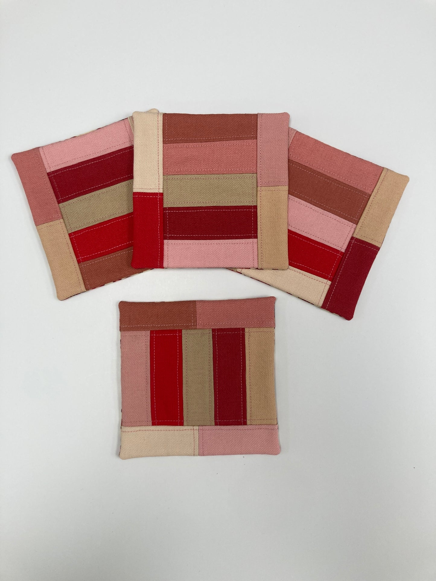 Canvas Coasters - Set of 4