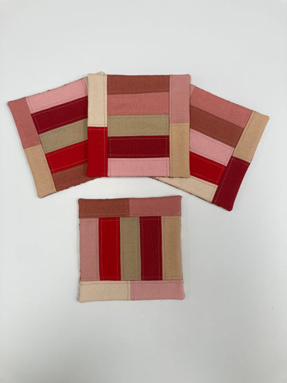 Canvas Coasters - Set of 4