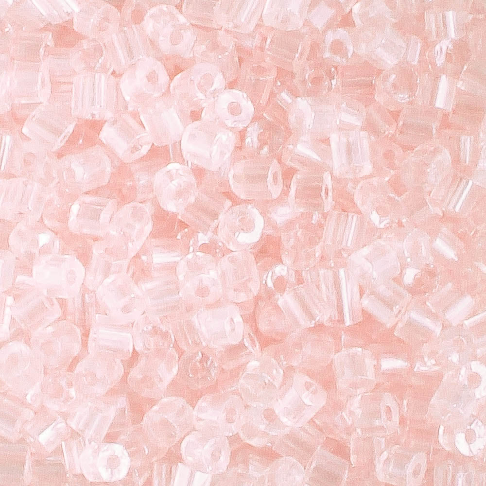 10/0 Hex Cut Beads - Pale Pink