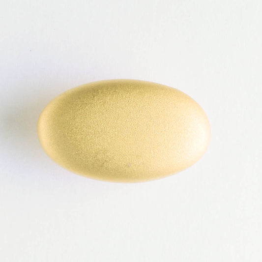 Oval Button - Gold