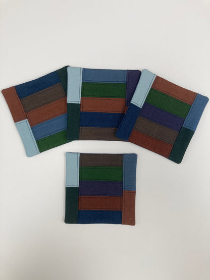 Canvas Coasters - Set of 4