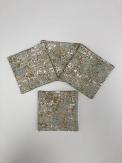 Canvas Coasters - Set of 4