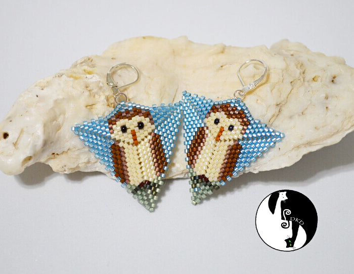 Owl #2 Triangle Pattern - PDF