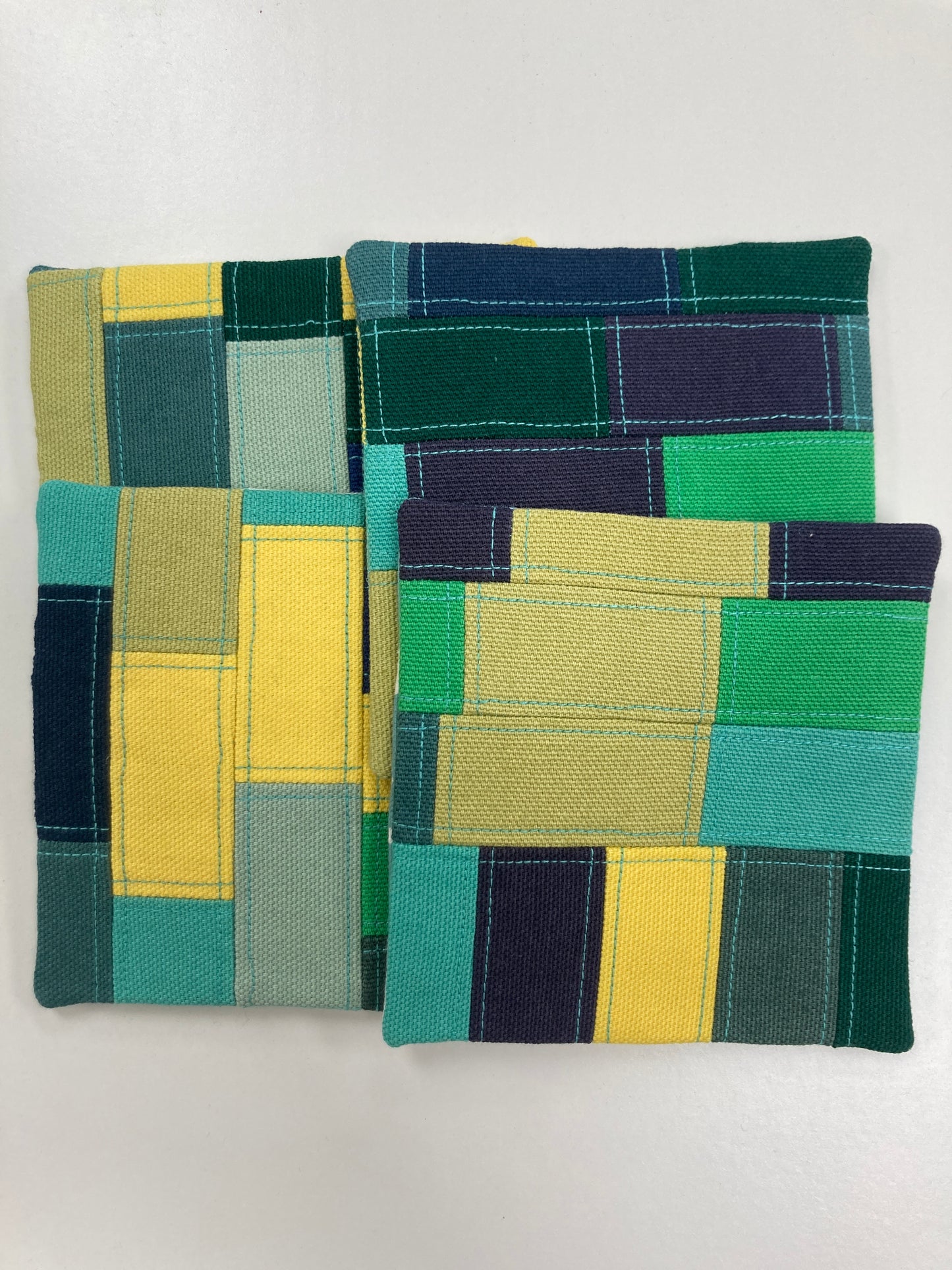 Canvas Coasters - Set of 4