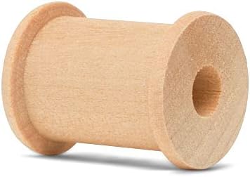 Wooden Spool 1 1/8x 7/8"- qty 1