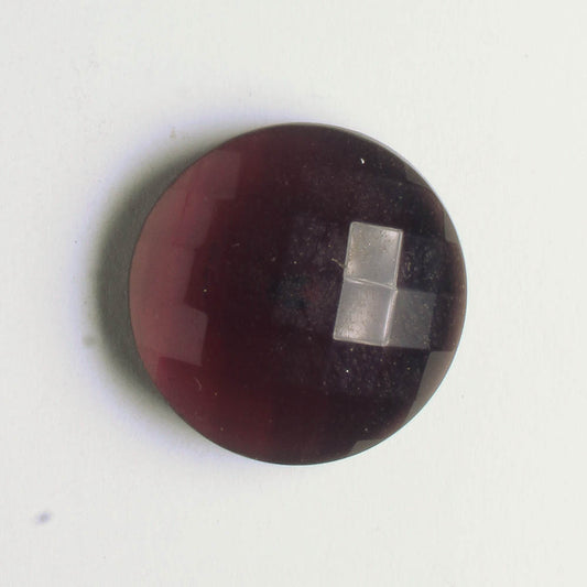 Cabochon Purple Glass Faceted