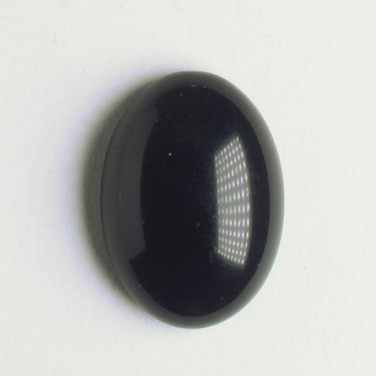 Cabochon Black Glass