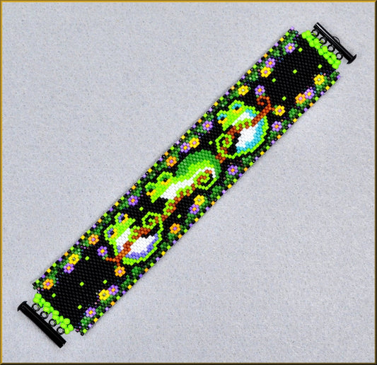 Lizard 3 Amigos Bracelet Pattern - PDF