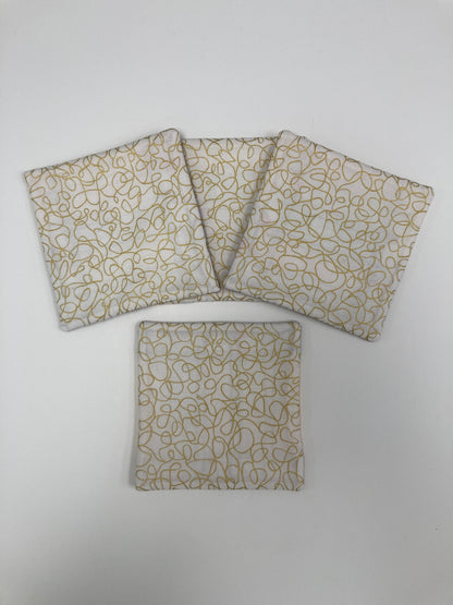 Canvas Coasters - Set of 4