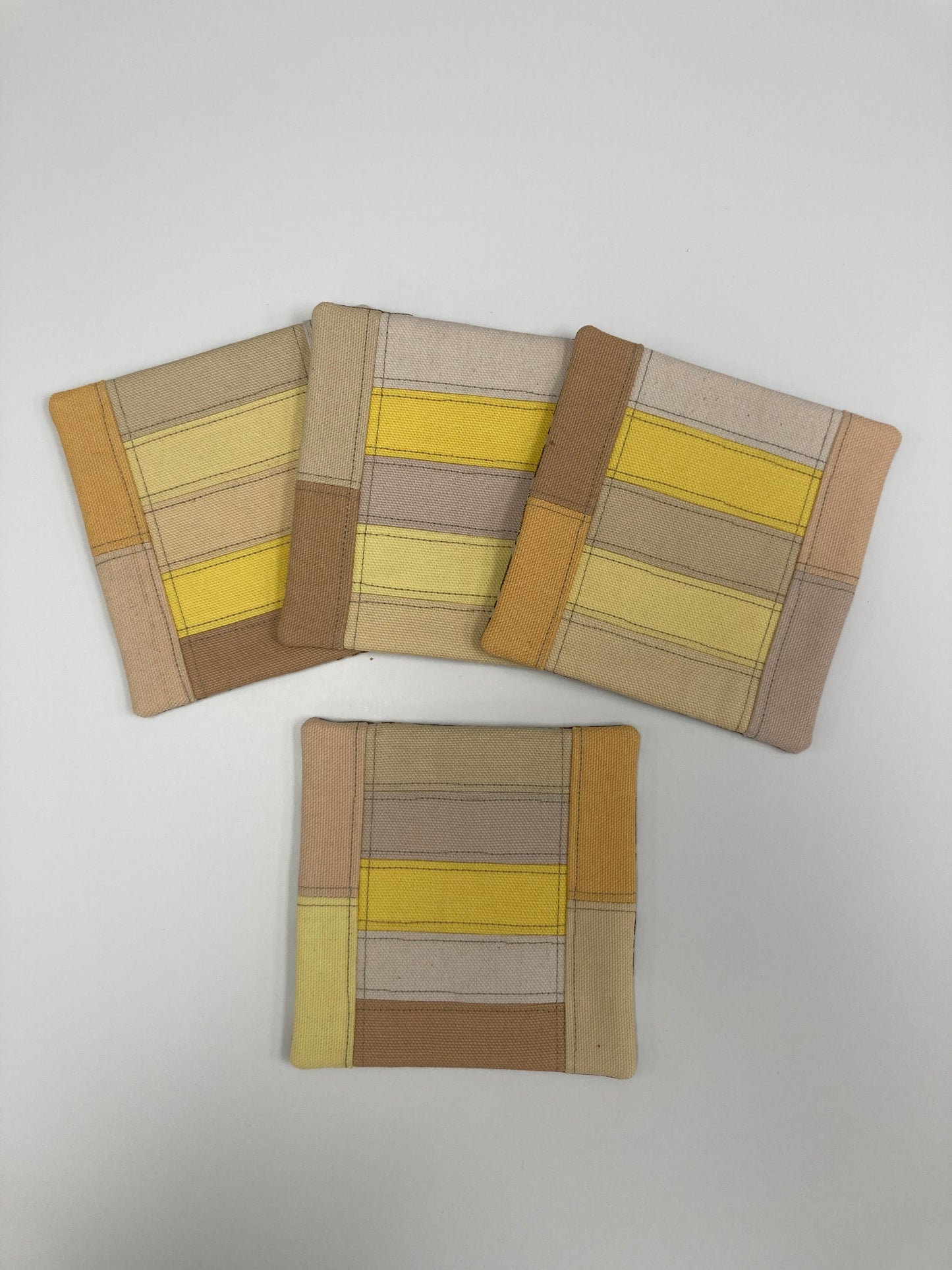 Canvas Coasters - Set of 4