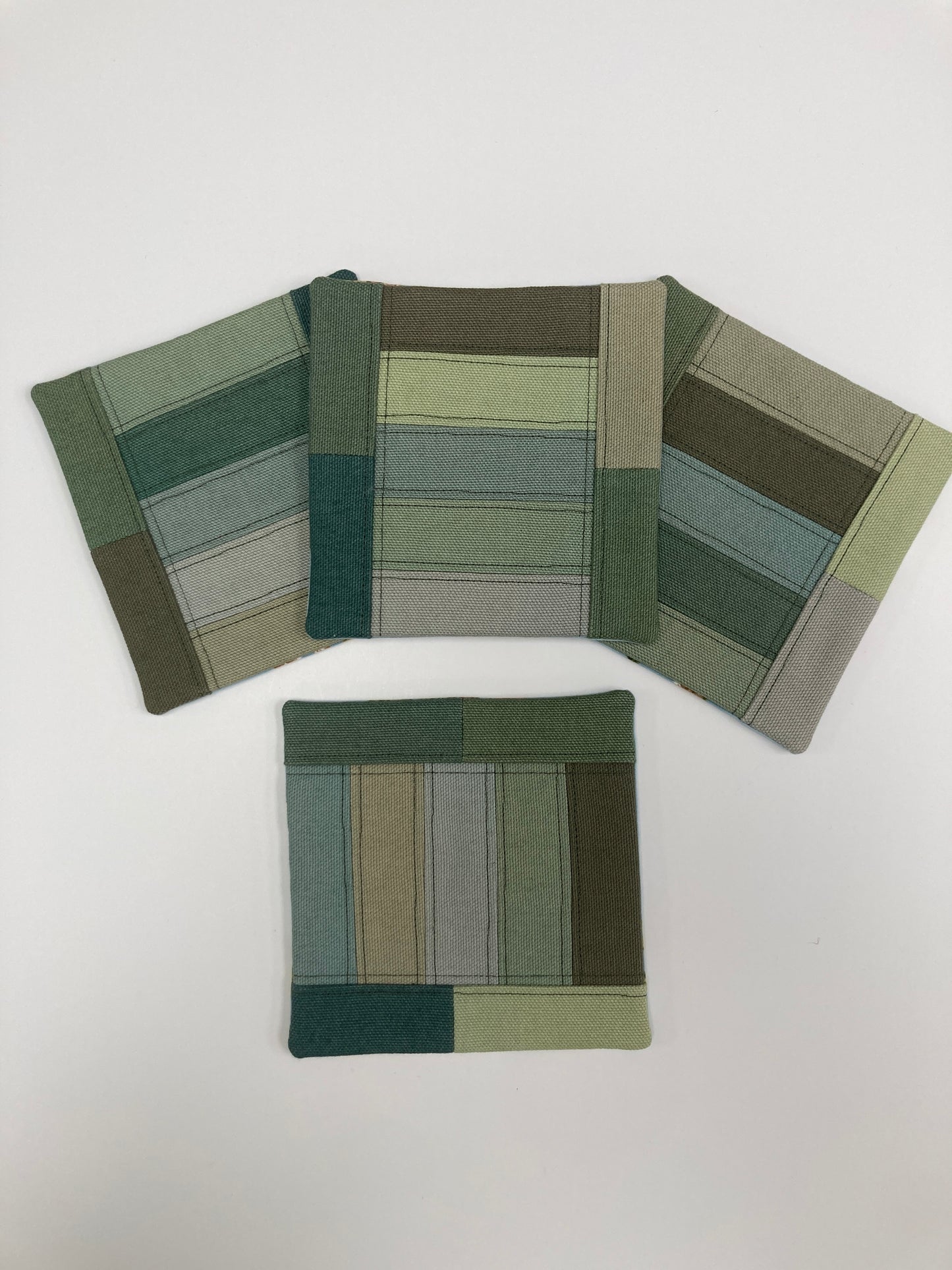 Canvas Coasters - Set of 4