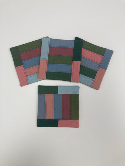 Canvas Coasters - Set of 4