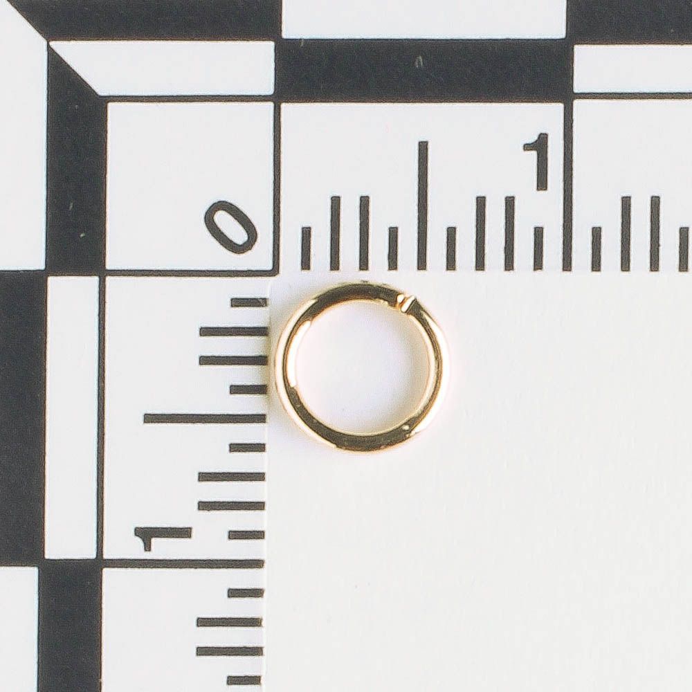 Jumpring 6mm Gold 20 Ga - qty 100