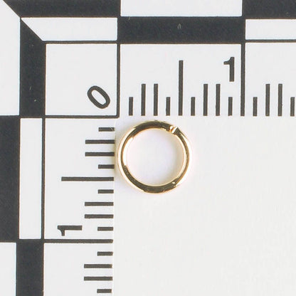 Jumpring 6mm Gold 20 Ga - qty 100