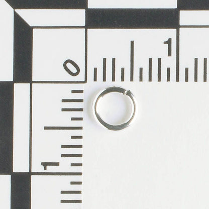 Jumpring 5mm Silver 20 Ga - qty 100