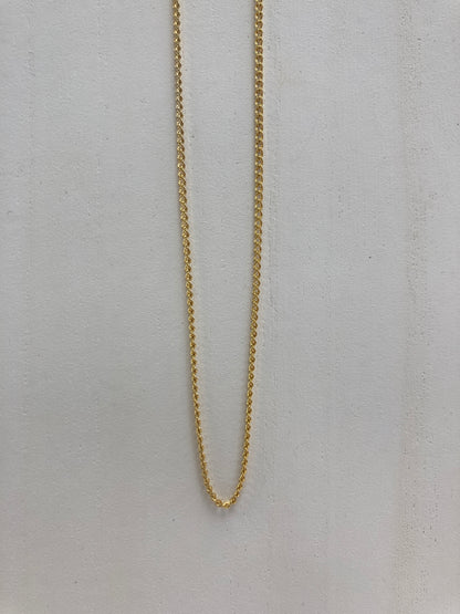 Gold Chain Necklace - 18" - qty 10