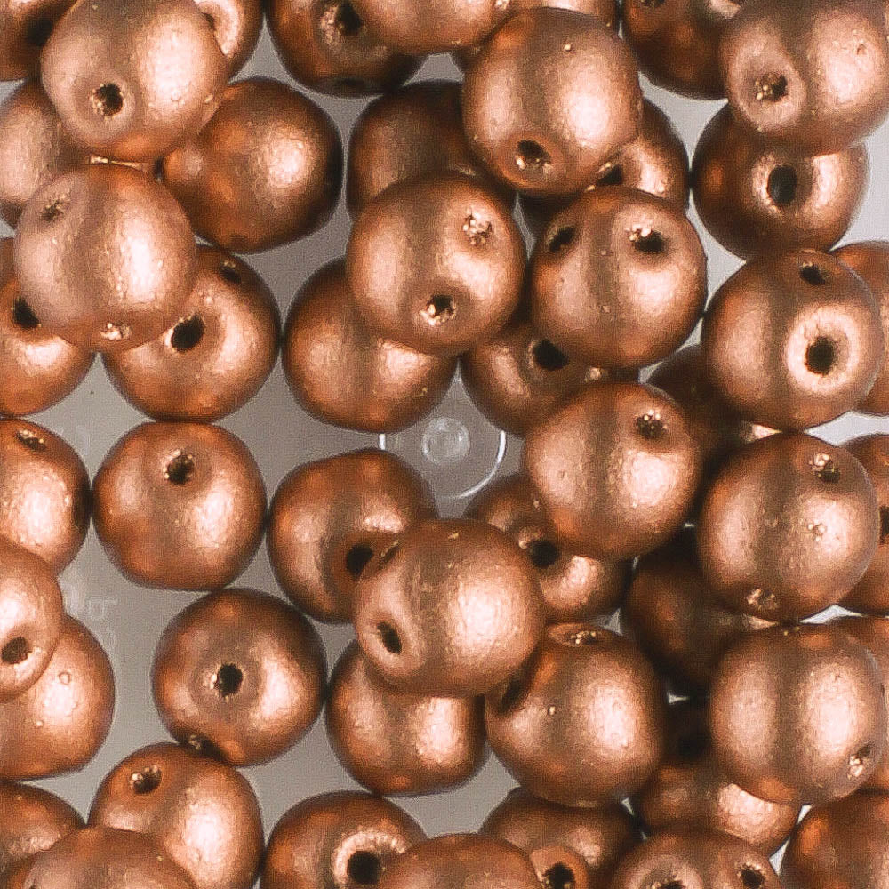 Rounduo Vintage Copper - 50 beads