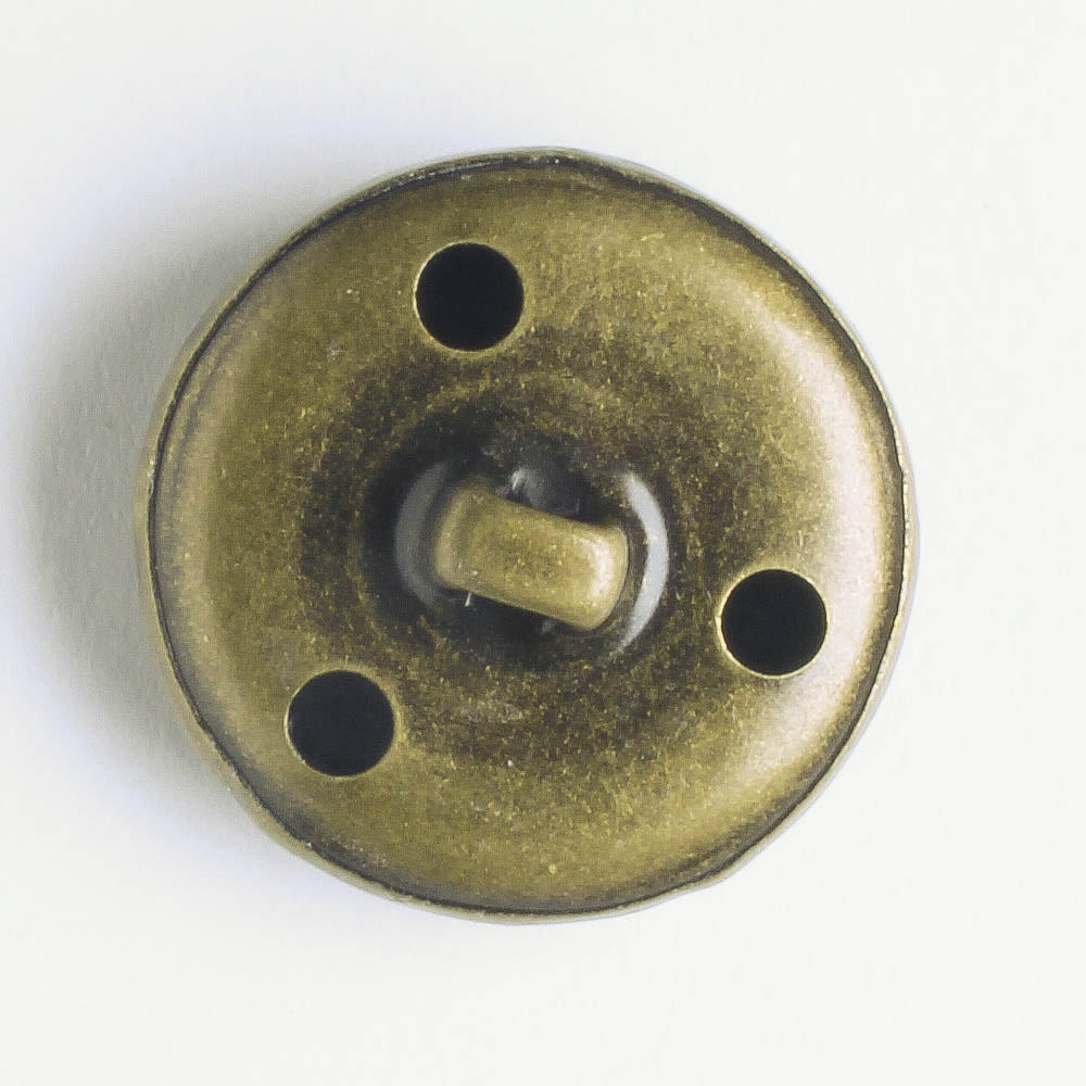 Button Antique Brass