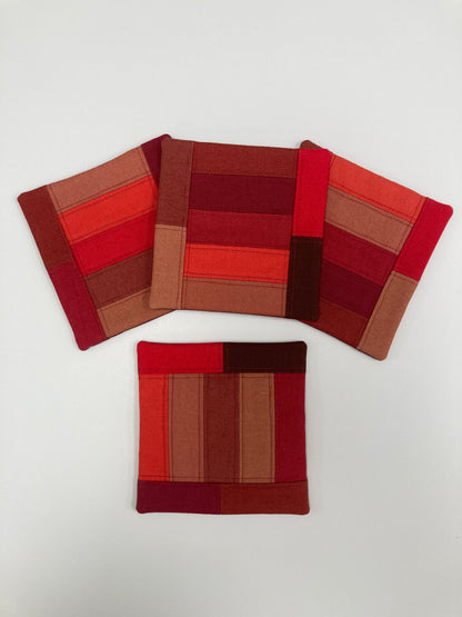 Canvas Coasters - Set of 4