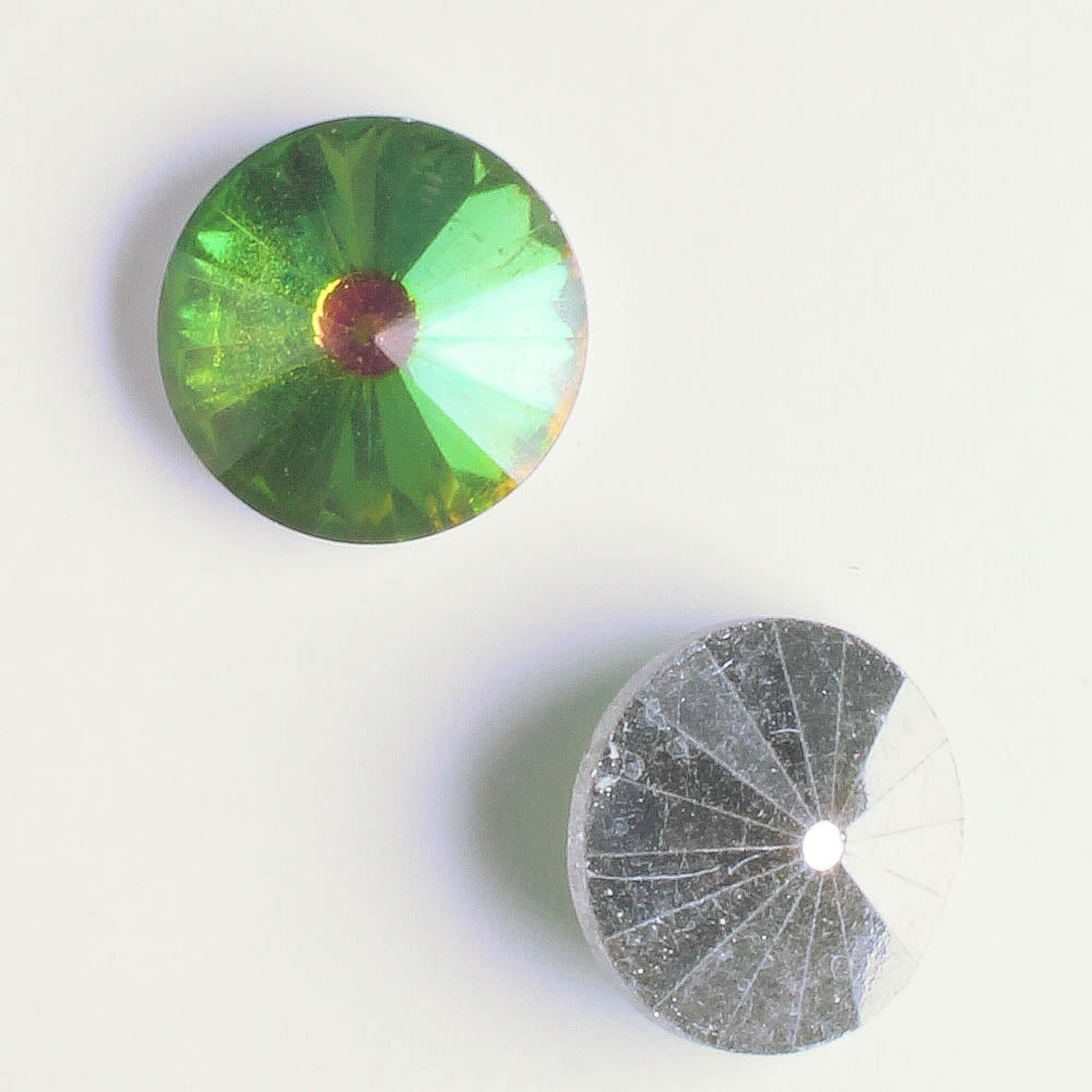 Rivoli 14mm Crystal Vitrail - pair