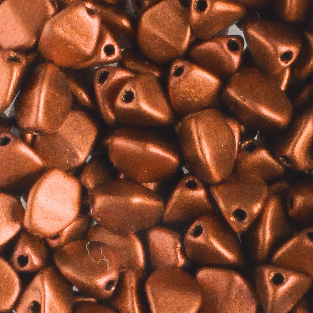 Pinch Beads Met Ant Copper Matt