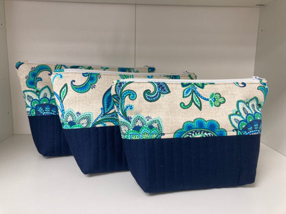 Set of 3 Nesting Zippered Pouches