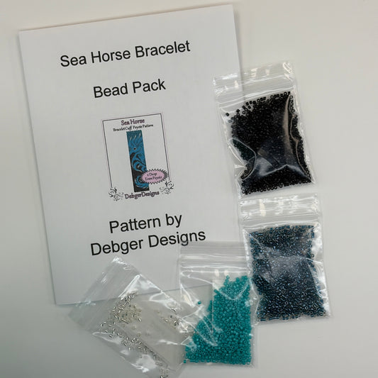Sea Horse Bracelet Bead Pack