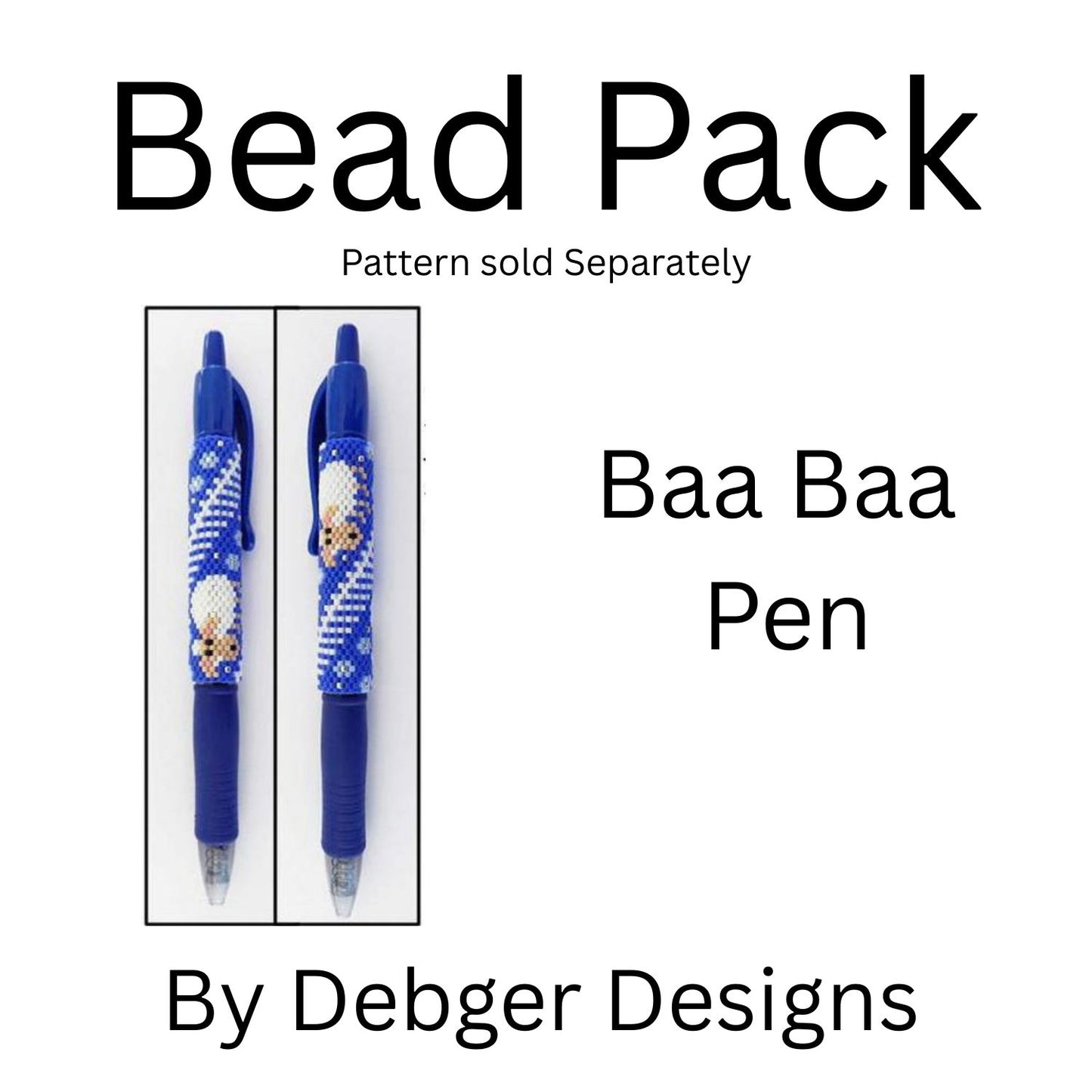 Baa Baa Pen Bead Pack