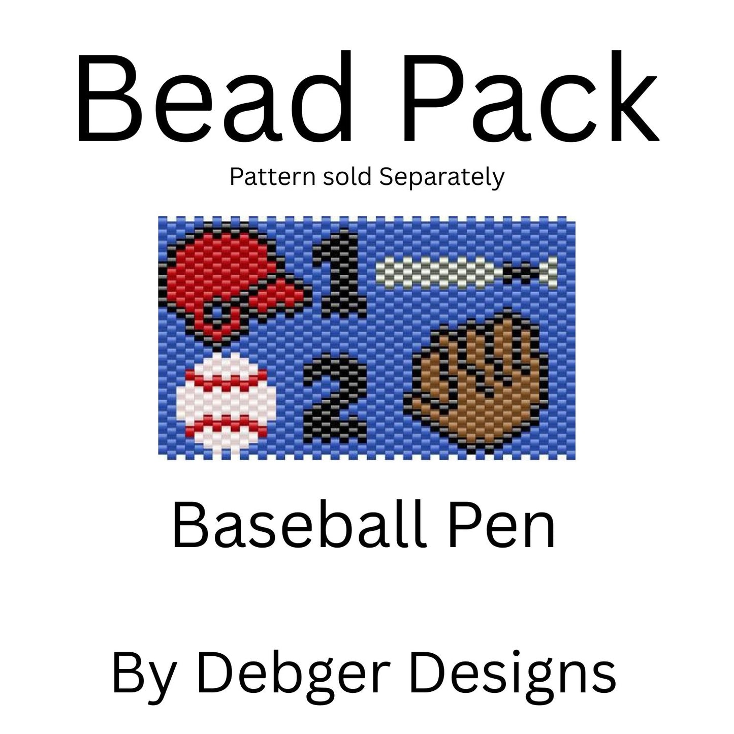 Baseball Pen Bead Pack