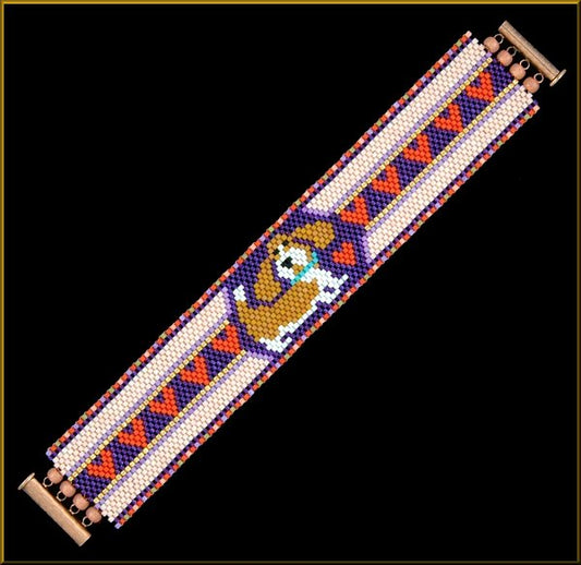 Basset Love Bracelet Pattern - PDF