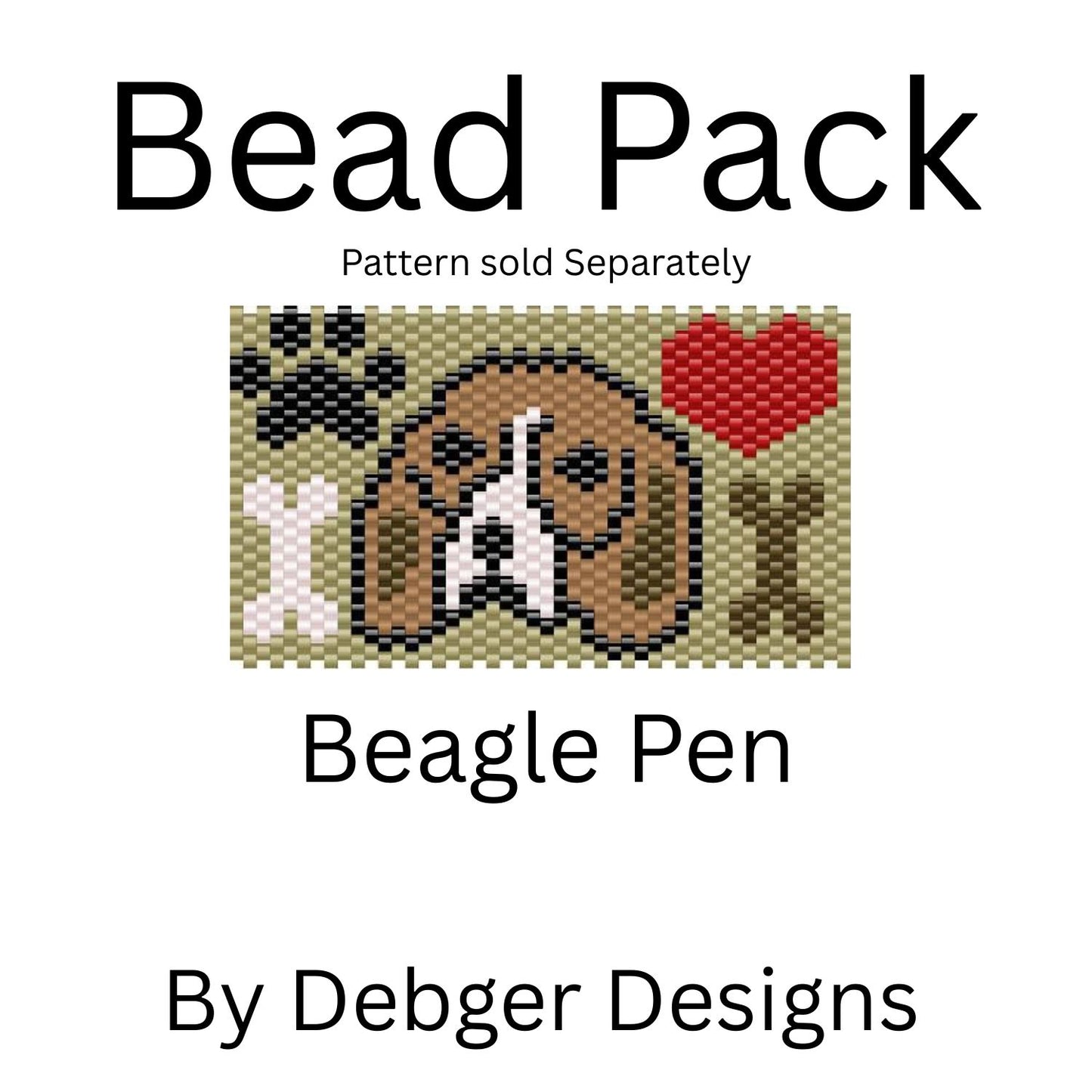 Beagle Pen Bead Pack