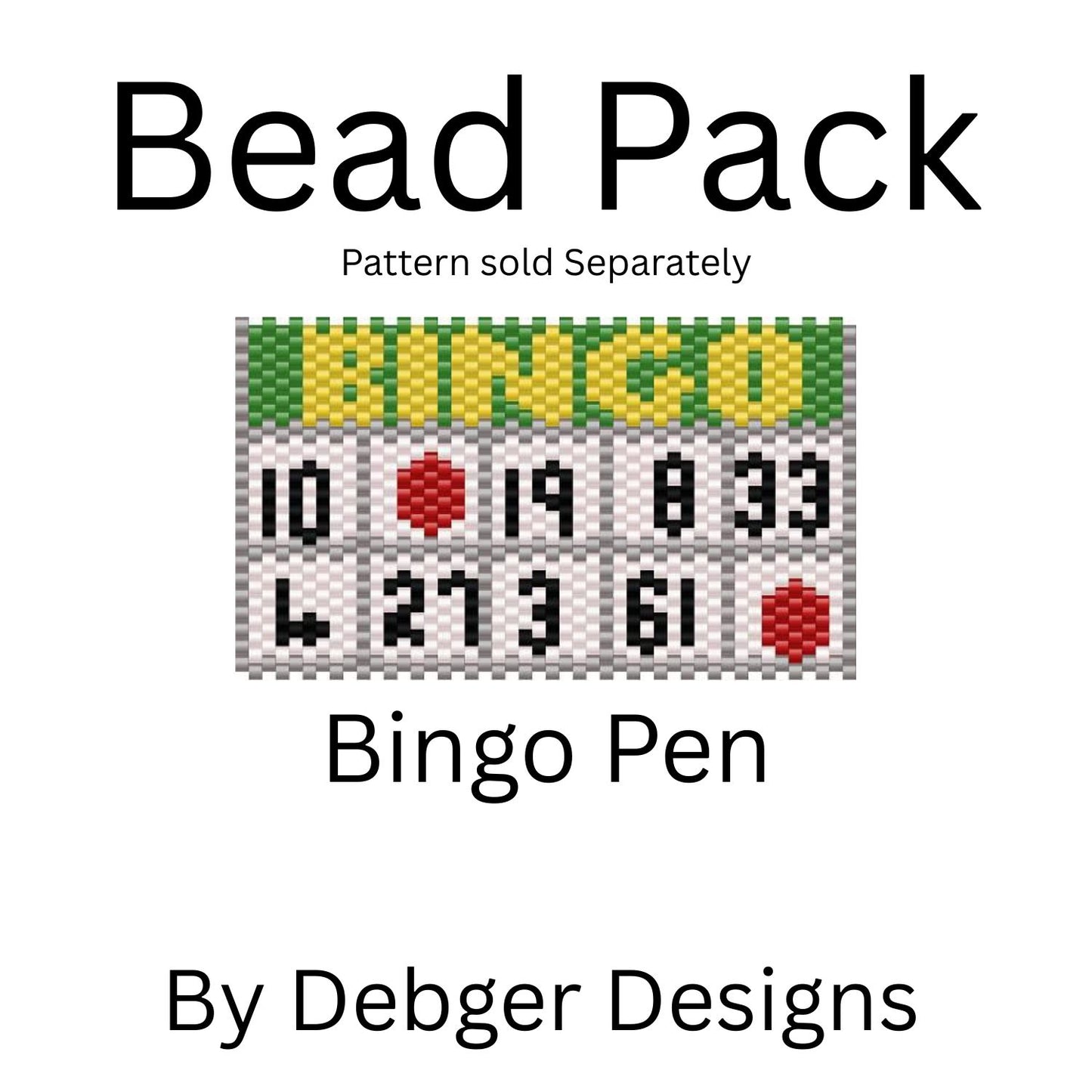 Bingo Pen Bead Pack