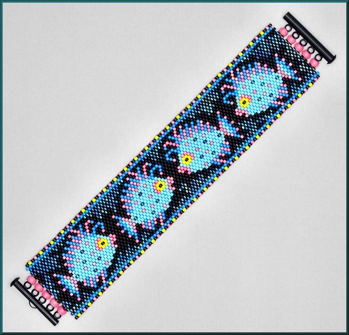 Blue Lagoon Bracelet Pattern - PDF