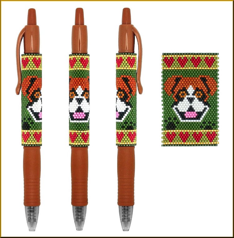 Boxer Grin Pen Wrap Pattern - PDF