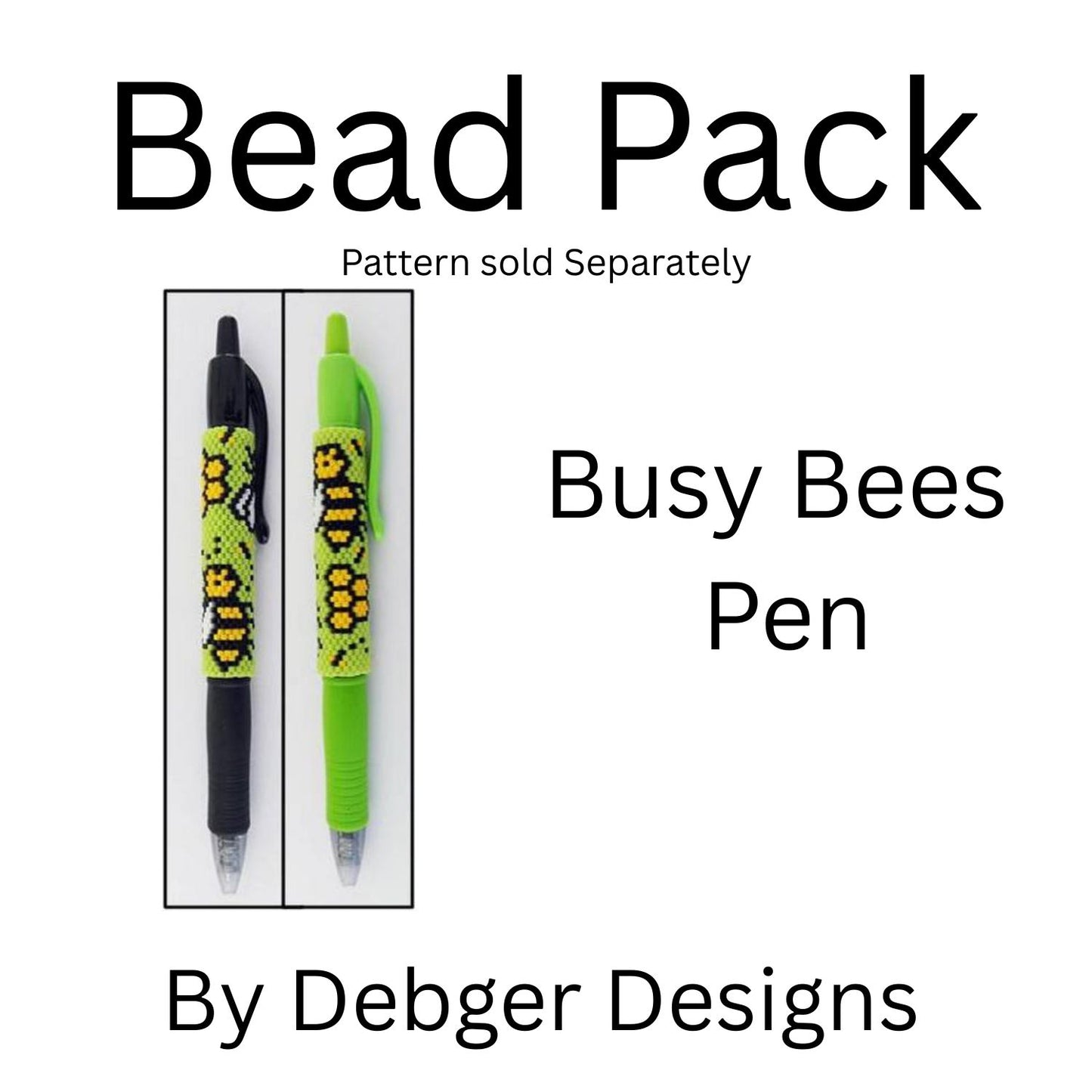 Busy Bees Pen Bead Pack