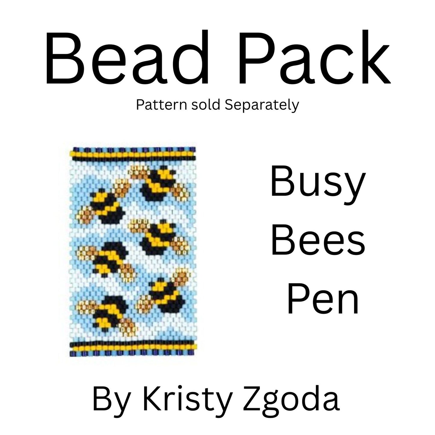 Busy Bees Pen Bead Pack