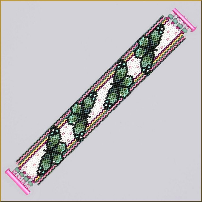 Butterfly Ribbon Bracelet Pattern - PDF