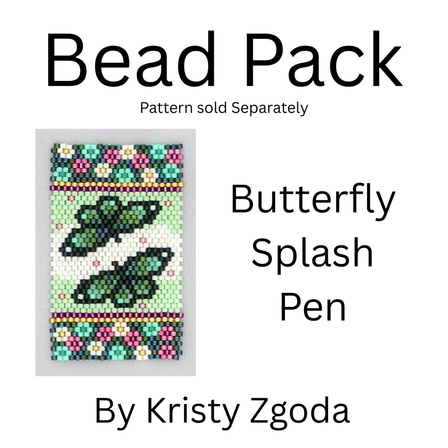 Butterfly Splash Pen bead Pack