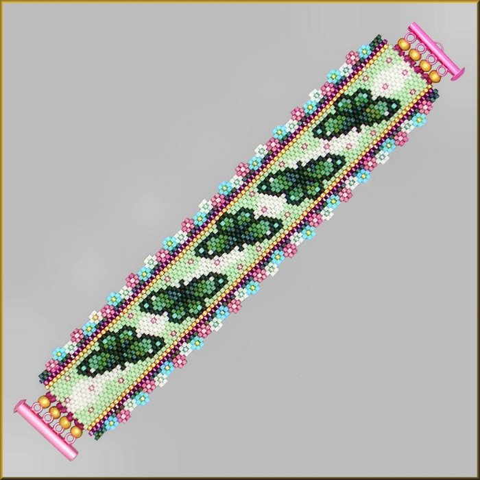 Butterfly Sparkle Bracelet Pattern - PDF