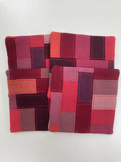 Canvas Coasters - Set of 4