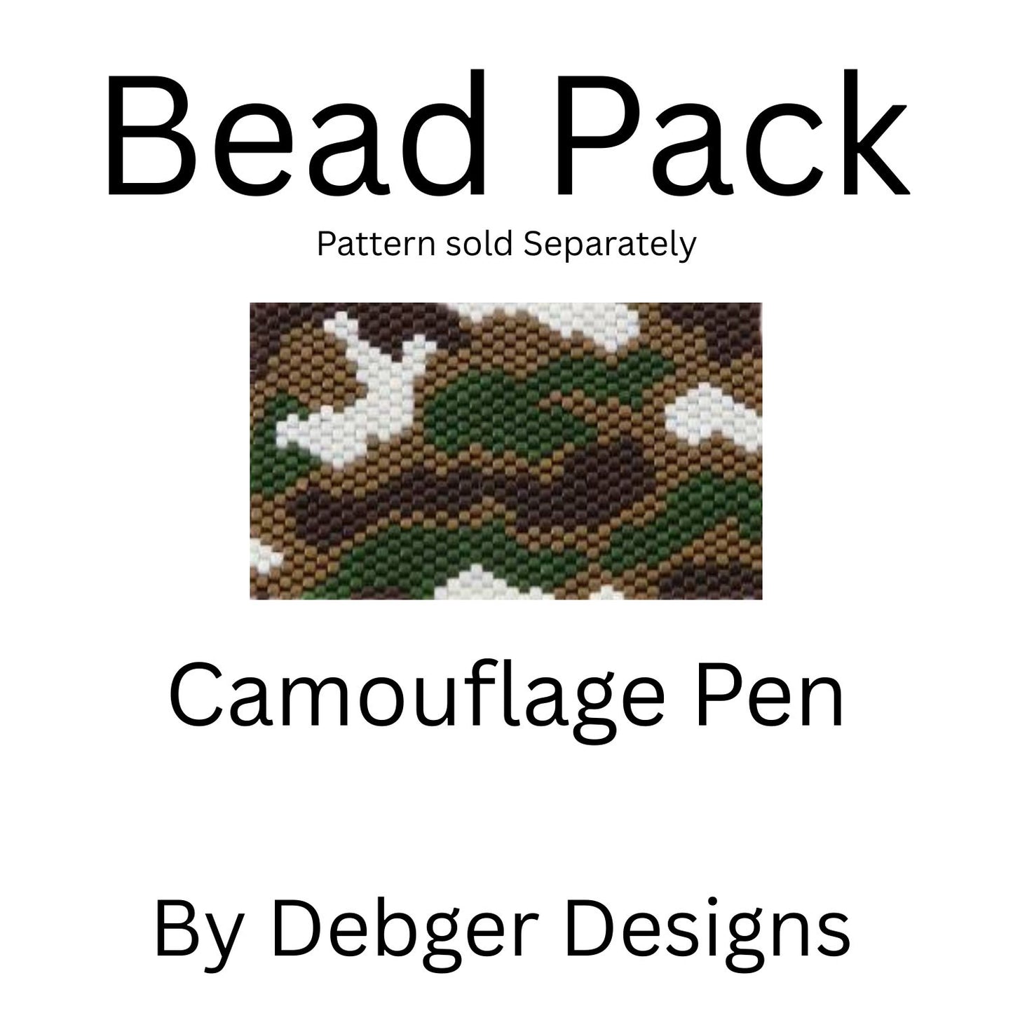 Camouflage Pen Bead Pack